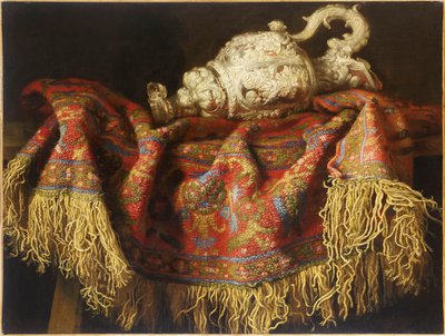 Halı ile Natürmort, c. 1640. by Fieravino