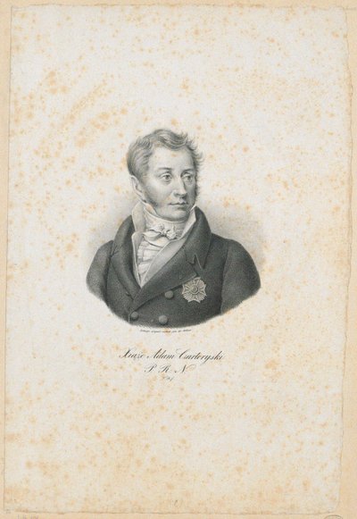 Prens Adam Jerzy Czartoryski 1770-1861, 1831 by Filip Romanowski