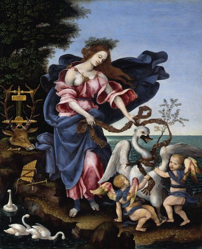 İtalyanca: Müziğin Alegorisi Müziğin Alegorisi (Erato) by Filippino Lippi