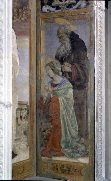 SS. Anthony ve Lucy, Canto al Mercatale çadırından detay, 1498 by Filippino Lippi