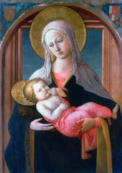 Bakire ve Çocuk, c1450-1460 by Filippino Lippi