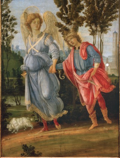melek ile Tobias by Filippino Lippi