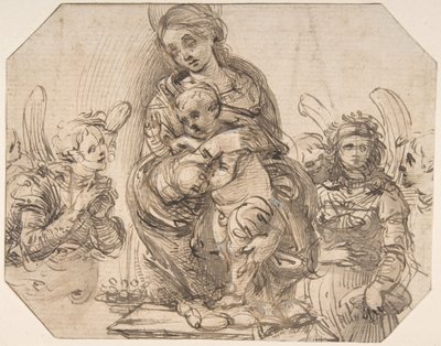 Meleklerin Katıldığı Bakire ve Çocuk, 145758-1504. by Filippino Lippi.
