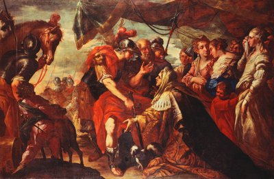 Coriolanus, Ailesi tarafından Roma Kuşatması