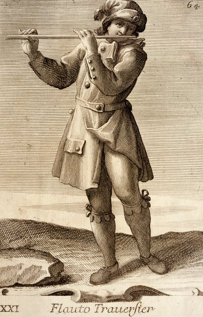 flüt çalan adam by Filippo Bonanni