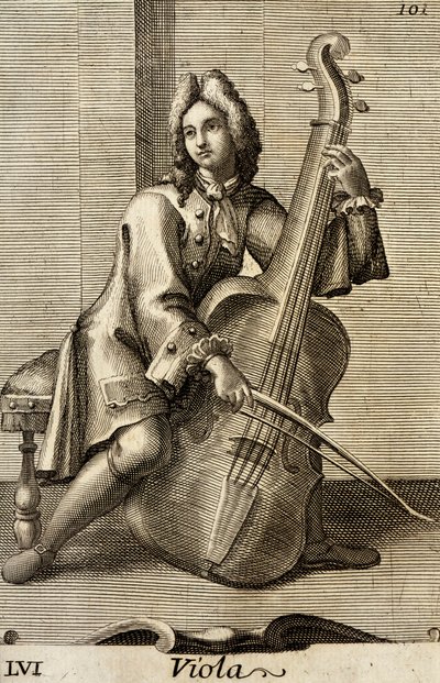 adam viyola çalıyor by Filippo Bonanni