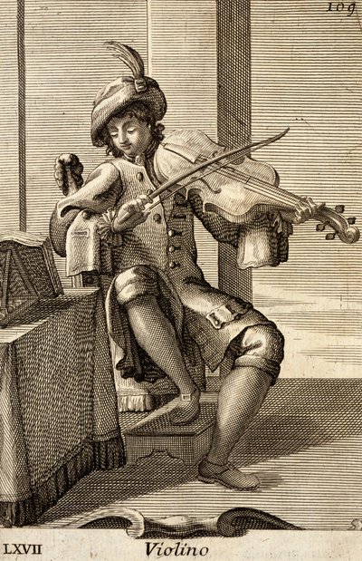 keman çalan adam by Filippo Bonanni
