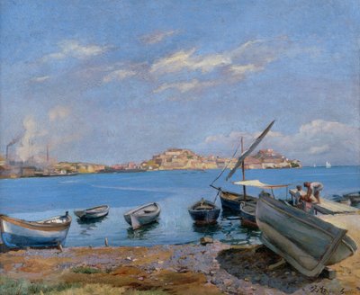 Portoferraio San Giovanni'den görüntülendi by Filippo Marfori Savini