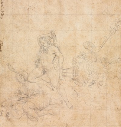 Herkül ve Hippolyta Kuşağı, ilk çeyrek 1600. by Filippo Napoletano