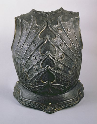 Zırhlı göğüs plakası (metal) by Filippo Negroli