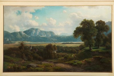 Arkaik Peyzaj (panelde yağlı boya) by Filippo Reggiani