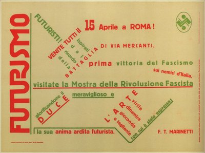 Fütürizm, 1932 by Filippo Tommaso Emilio Marinetti