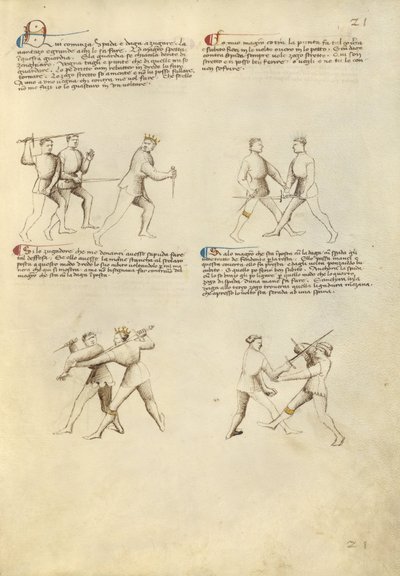 Hançer ve Kılıç ile Savaş by Fiore Furlan dei Liberi da Premariacco