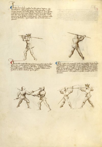 Lance ile savaş by Fiore Furlan dei Liberi da Premariacco