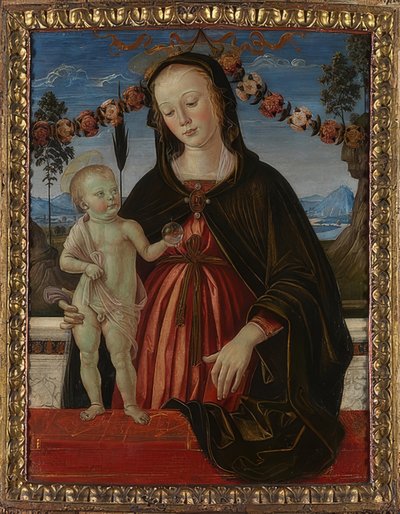 Madonna ve Çocuk. 1473 civarında by Fiorenzo di Lorenzo