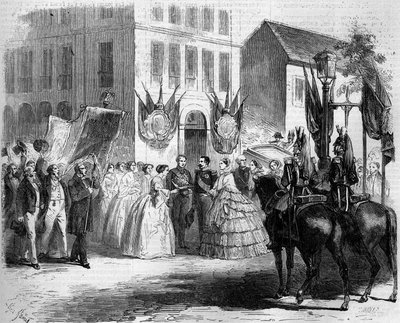 Napolyon III (1808-1873) ve Eugenie de Montijo