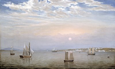 Castine Limanı ve Kasabası, 1851 by Fitz Henry Lane