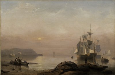 Sisin İçinden Gündoğumu, 1852 by Fitz Henry Lane