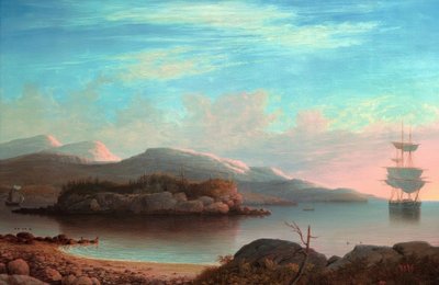 Vor Dağı Çöl Adası by Fitz Henry Lane
