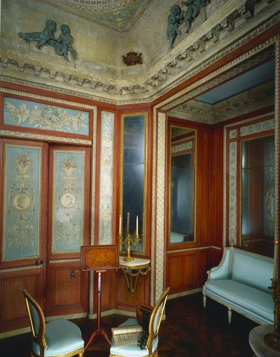 Boudoir, Hotel dHocqueville, Rouen, c. 1785. by Fixon Firm