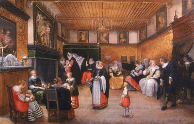 Vaftiz Partisi, 1629 by Flemish School