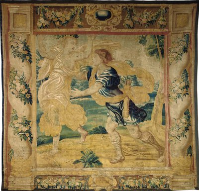 Brüksel mitolojik duvar halısı, 17. yüzyıl ortası by Flemish School