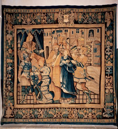 Conques müze hazinesi (Le Trésor de Conques). Flaman halısı. Sainte Foy