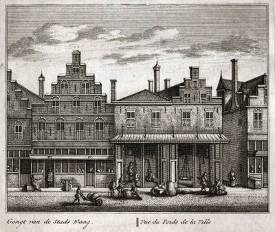 Delft, Hollanda. (Gravür by Flemish School