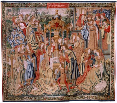 Flaman halısı. David ve Bathsheba