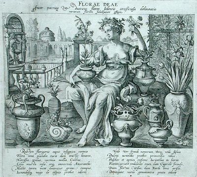 Flora (gravür) by Flemish School