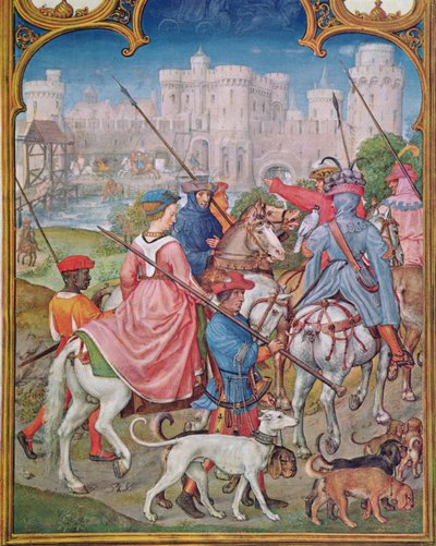 Fol.8v Ağustos Ayı: Avdan Ayrılmak, Breviarium Grimani