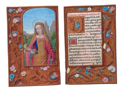 Rothschild Saatler Kitabından Folyolar, Ghent veya Bruges, c.1505 by Flemish School