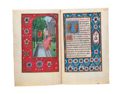 Rothschild Saatler Kitabından Folyolar, Ghent veya Bruges, c.1505 by Flemish School