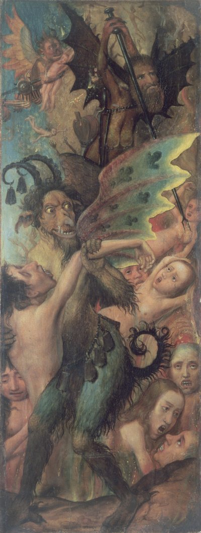 Cehenneme Bakış (panel) by Flemish School