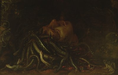 Medusa'nın başı (panelde yağ) by Flemish School
