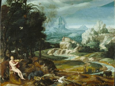 Orpheus ile Manzara, c.1570 by Flemish School