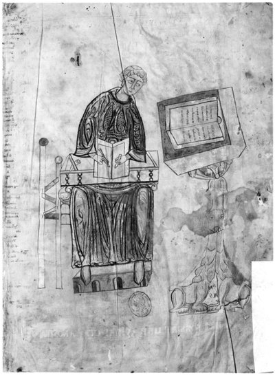 Ms 528 fol.1r Lectionary, kopyacı by Flemish School