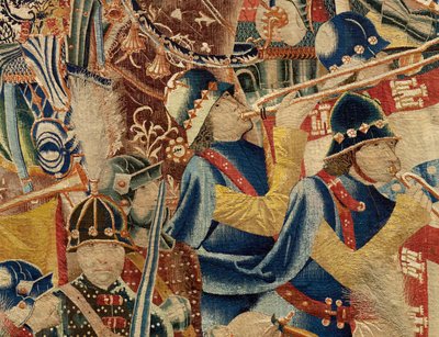 Parish duvar halıları müzesi (Pastrana Goblenleri Parish Müzesi). Flaman halısı. Asilah
