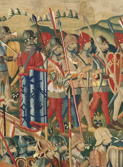 Parish duvar halıları müzesi (Museo Parroquial de Tapices de Pastrana). Flaman halısı. Asilah