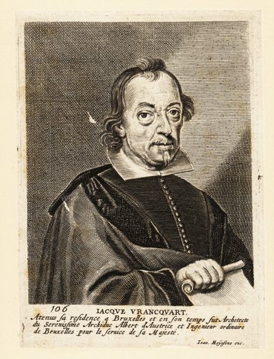 Jacob Franquart'ın portresi, Flaman ressam, mimar ve oymacı by Flemish School