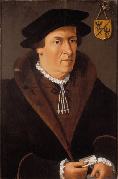 Jan de Fevere'nin Portresi, c.1540-59 (panel üzerine yağlıboya) by Flemish School