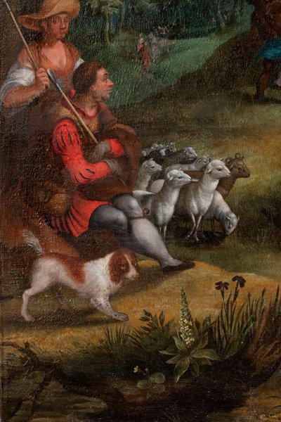 Yahya'nın çölde vaaz etmesi by Flemish School