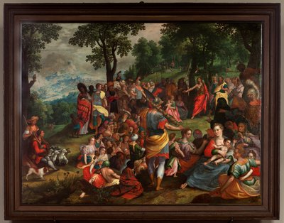 Yahya'nın çölde vaaz etmesi by Flemish School