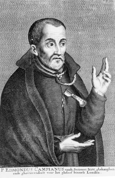 Saint Edmund Campion, Jacques Neeffs tarafından yapılan bir baskıdan by Flemish School