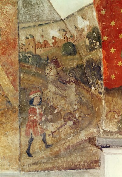 Aziz Guido, mahzenden duvar resmi, c.1480-1540 by Flemish School