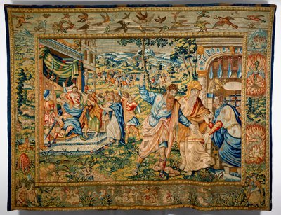 Barnabas ile St. Paul vaaz ettiği yerden kovuldu (tekstil) by Flemish School
