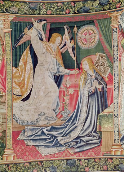 Müjde, Brüksel Çalıştayı, c.1510 by Flemish School