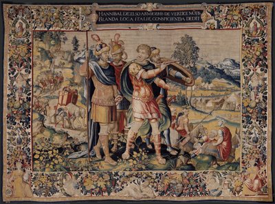 Hannibal'in Tarihi, 1570 dolayları (goblen) by Flemish School