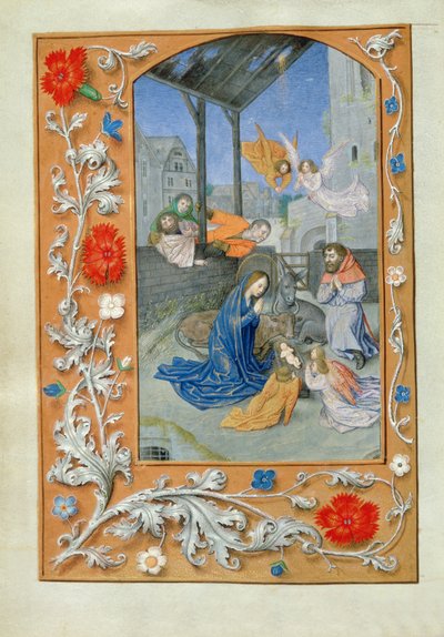 Doğuş, c.1480 (parşömen) by Flemish School