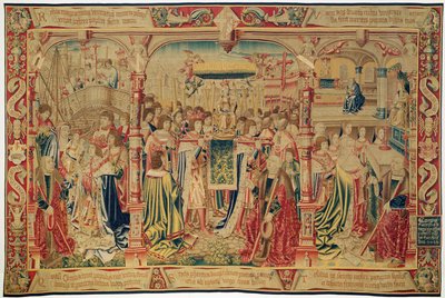 Notre Dame du Sablon Efsanesinden Kiliseye Taşınan Bakire Heykeli, Brüksel Atölyesi, 1516 by Flemish School